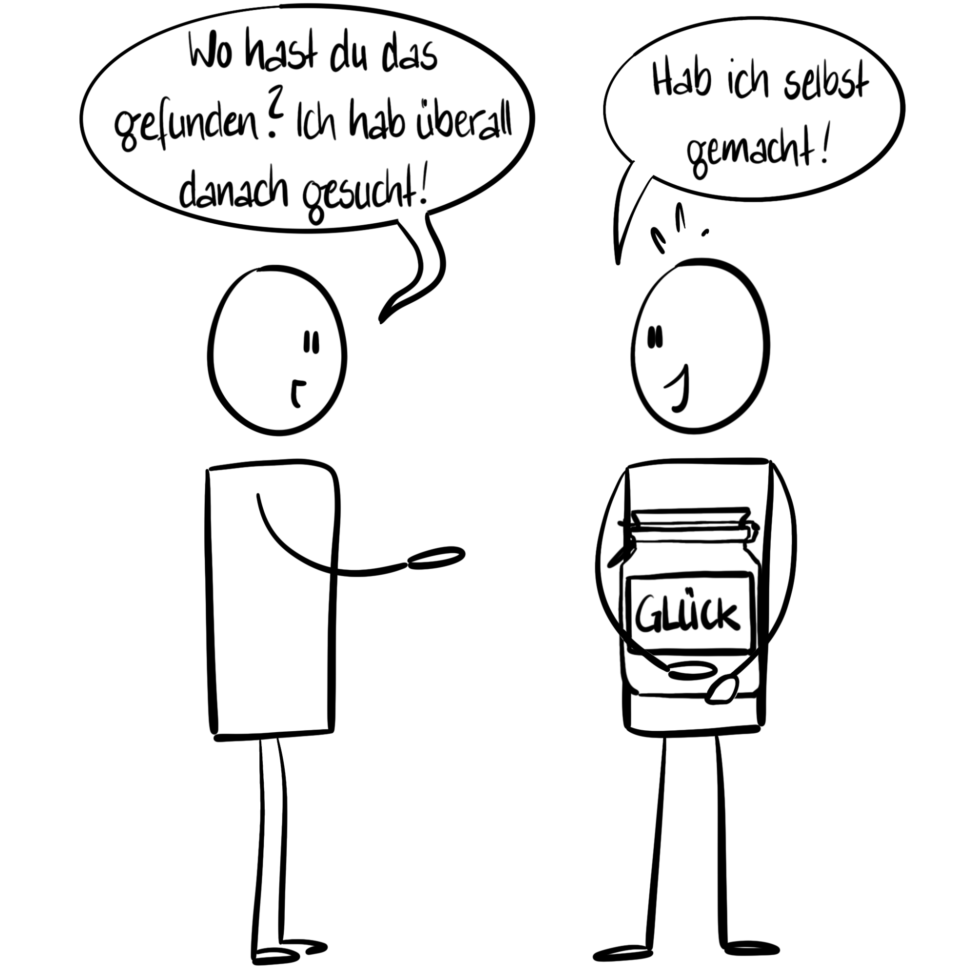 Illustration zum Thema "Glück" Illustration zum Thema "Glück"